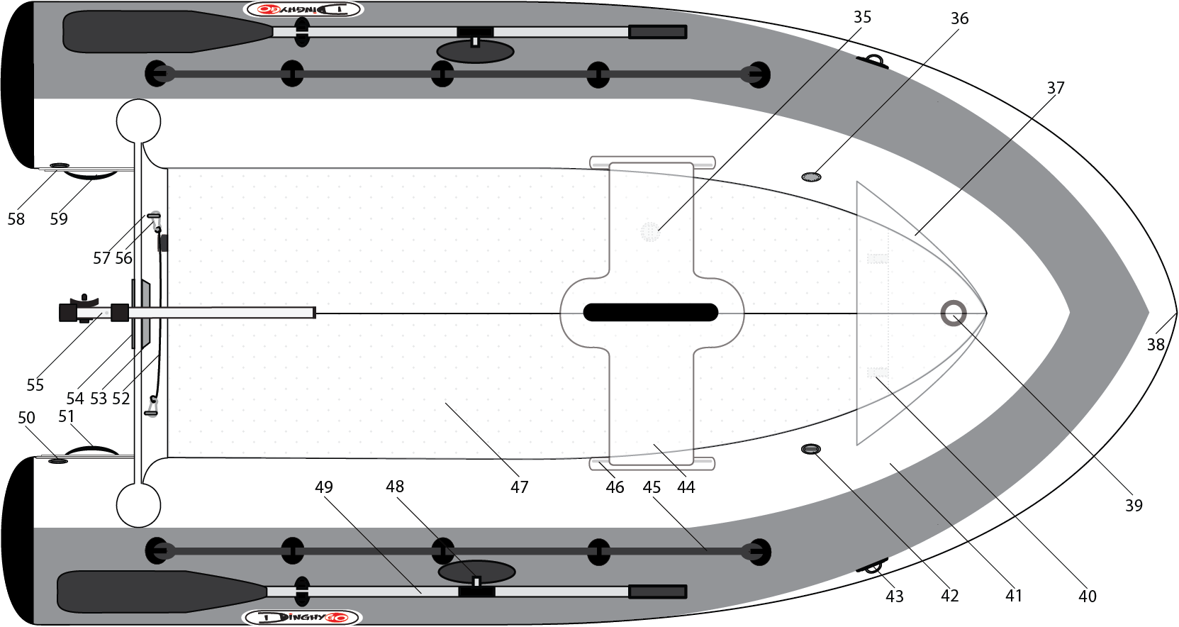 Orca 280 — Aufsicht