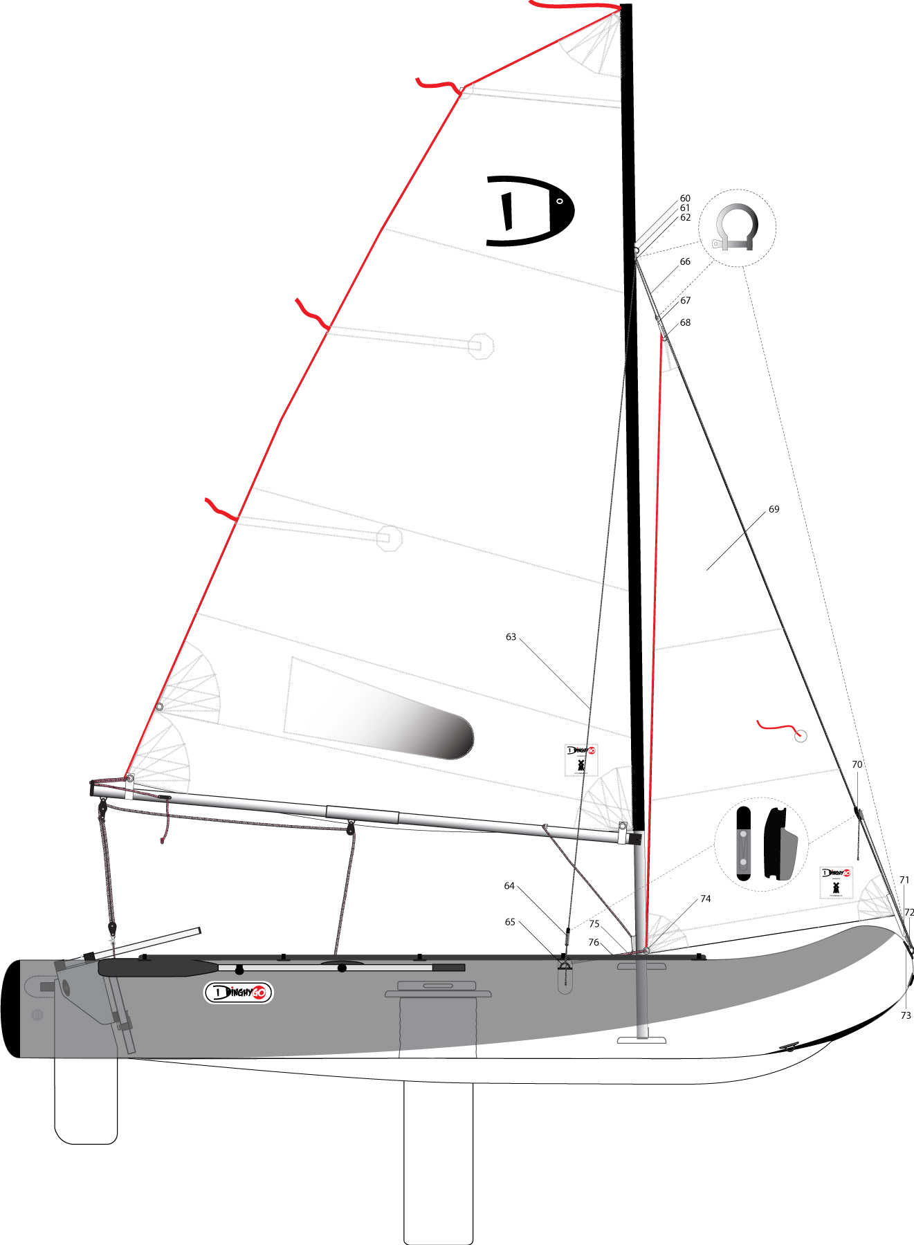 Orca 375 — Vue latérale